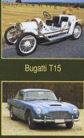 Bugatti T15; Aston Martin DB5 Coupe